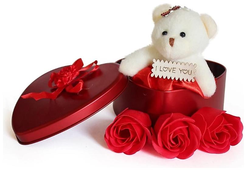 

ZUKUNFT FASHION White Teddy Bear - 12 cm
