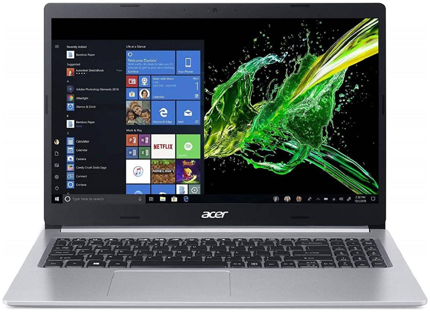 

Acer Aspire 5 (Intel Core i5-10th Gen 8 GB RAM 512 GB SSD 39 62 cm (15 6 inch) FHD Windows 10 Home 2 GB Graphics) A515-54 Laptop (Pure Silver 3 kg)