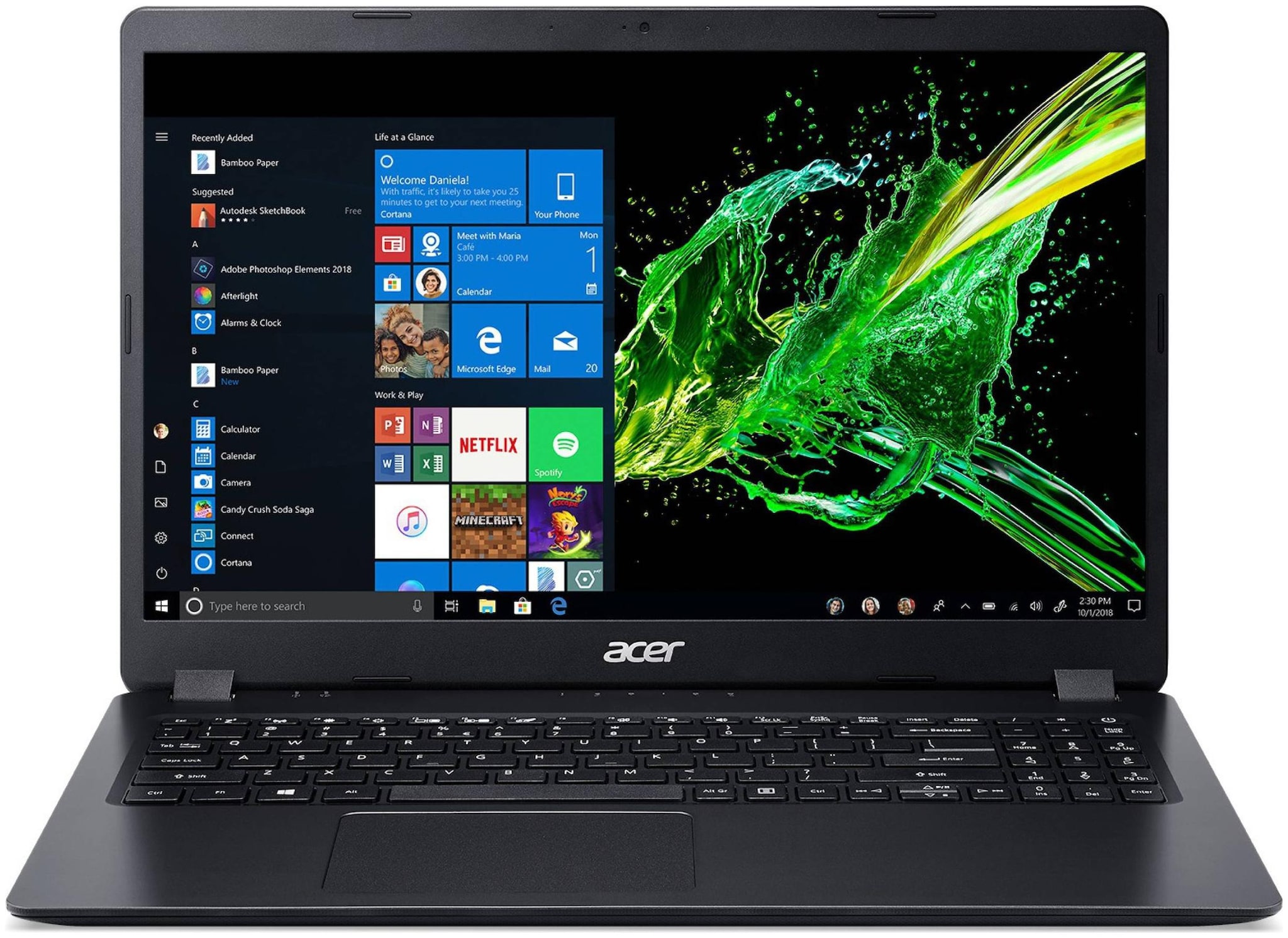 

Acer Aspire 3 UN HF9SI 039 Ryzen 3 Dual Core 3200U - (4 GB 1 TB HDD Windows 10 Home) A315-42 Laptop (15 6 inch Black 1 9 kg)