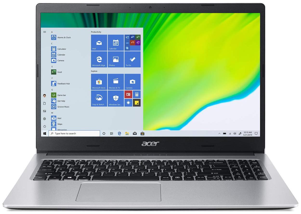 

Acer Aspire 3 A315-23 (AMD Ryzen 3-3rd Gen 4 GB RAM 1 TB HDD 39 62 cm (15 6 inch) HD Windows 10 Home Integrated Graphics) NX HVUSI 00C (Pure Silver 1 9 kg)