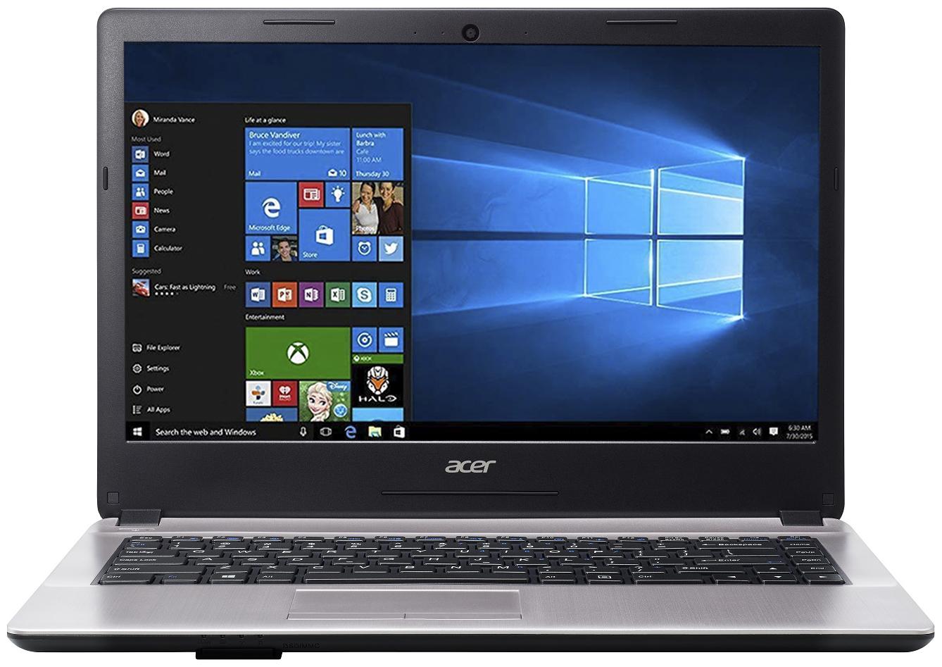 

Acer One 14 Intel Pentium (4 GB RAM 1 TB HDD 35 56 cm (14 inch) Windows 10) Z2-485 (Silver 1 8 kg)