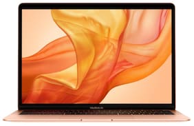 Apple MacBook Air  (Core i5 - 8th Gen/8 GB/256 GB SSD/33.78 cm (13.3 Inch) Retina Display/Mac OS/ Touch ID) MREF2HN/A Thin & Light Laptop (Gold  1.25 kg)