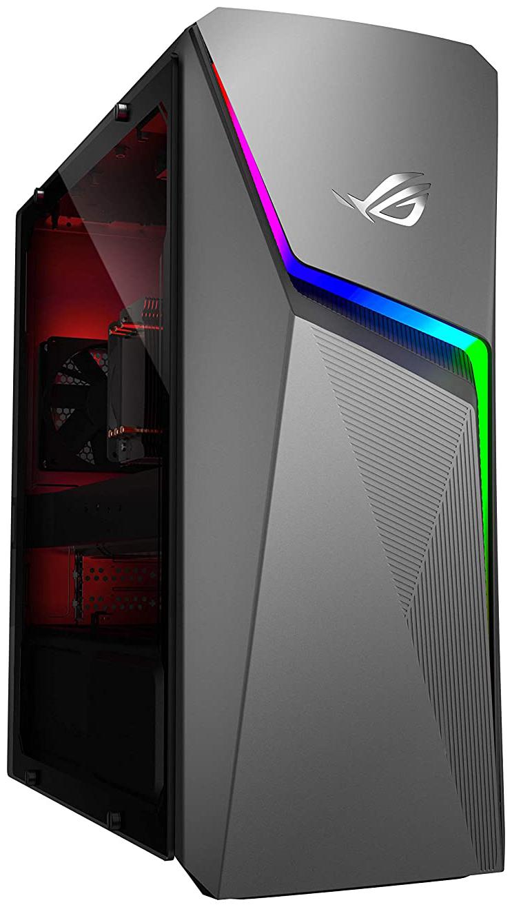

ASUS ROG Strix GL10DH-IN016T Gaming Desktop (AMD Ryzen 7-2700 8GB RAM 512GB NVMe SSD Windows 10 4GB NVIDIA GeForce GTX 1650 Graphics) with Keyboard Mouse