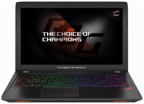 ASUS ROG Strix GL553VE-FY168T (Core i7- 7700HQ (7th Gen)/8GB RAM/128GB SSD + 1TB HDD/39.6 cm (15.6)/Windows 10/4 GB NVIDIA GeForce GTX 1050Ti) (Black Metal) RGB Keyboard