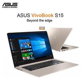 Asus VivoBook S15 (S510UN-BQ122T) (Core i5 (8th Gen)/8GB/1TB HDD/15.6'' FHD/Windows 10/2GB MX150 DDR5 Graphic) (GOLD)