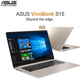 Asus VivoBook S15 S510 (Core i7-8th Gen /8 GB/ 1 TB/ 39.62 cm (15 Inch) FHD/Windows 10/ 2 GB Graphics) Thin & Light Laptop UN-BQ052T (Gold  1.7 Kg)