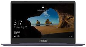 Asus VivoBook S14 S406 (Core i3-7th Gen /8 GB/ 256 GB SSD/ 35.81 cm (14.1 Inch) FHD/Windows 10) Thin & Light Laptop UA-BM213T (Grey  1.2 Kg)