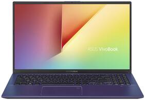 ASUS Vivobook 15 ( Core i3- 8th Gen/4 GB/512GB SSD / 39.62 cm (15.6 inch) FHD/ Windows 10 )Thin & Light Laptop  X512FA-EJ315T ( Peacock Blue  1.7 kg)