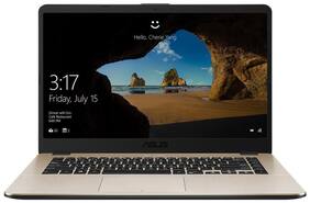 ASUS X505 ( Ryzen 3 Dual Core /4 GB/1TB / 15.6 FHD/ Windows 10 ) Thin & Light Laptop X505ZA- EJ492T ( Icicle Gold /1.6 kg)