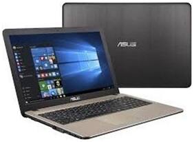 Asus X541NA-GO121T 39.62 cm (39.62 cm (15.6 Inch)) Laptop (Pentium Quad Core N4200 CPU / 4GB Ram / 1TB HDD / Win10) (Black)