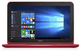 Dell Inspiron 11 3162 (Celeron Dual Core (3rd Gen)/2 GB/32 GB/ 29.46 cm (11.6)/Windows 10) (Red)