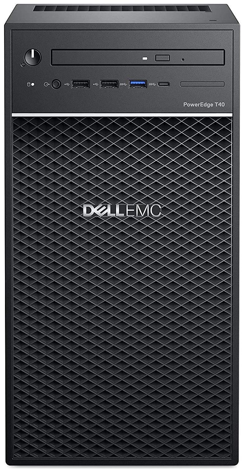 

Dell PowerEdge T40 Tower Server System Intel Xeon E-2224G Processor 3 5GHz 8GB DDR4 RAM 1TB 7200 RPM HDD DVDRW