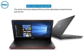 Dell Vostro 15 3568 (A553505UIN9) (Core i5 (7th Gen)/8 GB DDR4/1 TB HDD/39.62cm(15.6)/Ubantu/Intel HD Graphics) (Black)