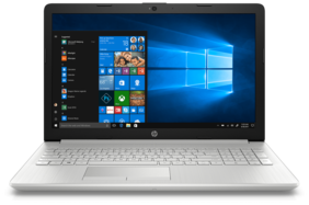 HP 15 da1041tu (Core i5-8th Gen(8265U)/8 GB RAM/1 TB HDD/39.62 cm (15.6 inch)/Windows 10/Integrated Graphics) 2019 Laptop (Natural Silver  1.77 kg)