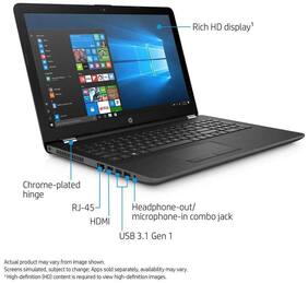 HP 15q-bu008TU Pentium Quad Core 4 GB/ 500 GB/39.624 cm (15.6)/Windows 10