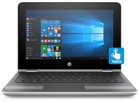 HP Pavilion x360 11-u005tu (2 in 1) (W0J55PA) (Core i3 (6th Gen)/4 GB/29.46 cm (11.6)/Windows 10 Home/ (Silver)