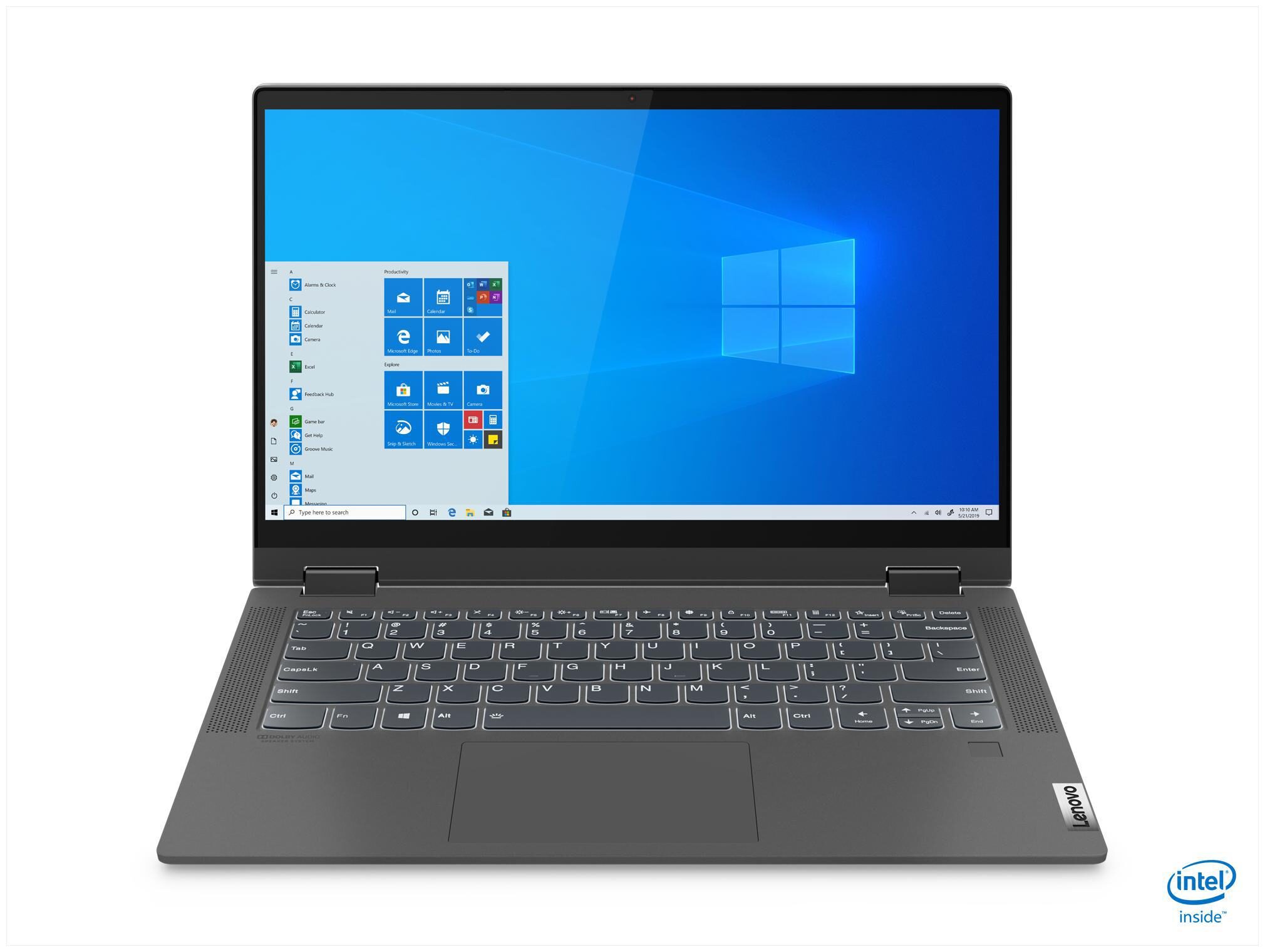

Lenovo IdeaPad Flex 5i 2-in-1 Convertible Laptop (Intel Core i3-10th Gen 4 GB 256 GB SSD 35 56 cm (14 inch) FHD IPS Windows 10 MS Office 2019) 81X100NCIN (Graphite Grey 1 5 kg)