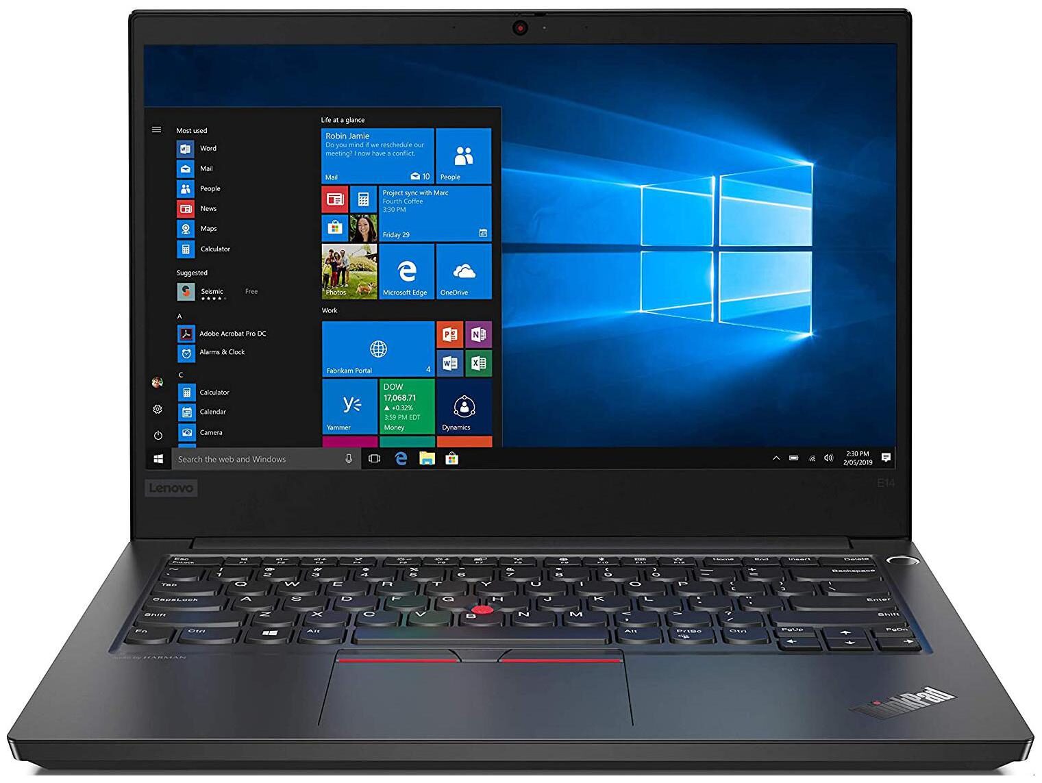 

Lenovo ThinkPad E14 Intel Core i5 10th Gen 14-inch Full HD Thin and Light Laptop (8GB RAM 500GB HDD Windows 10 Professional Black 1 77 kg) 20RAS13J00