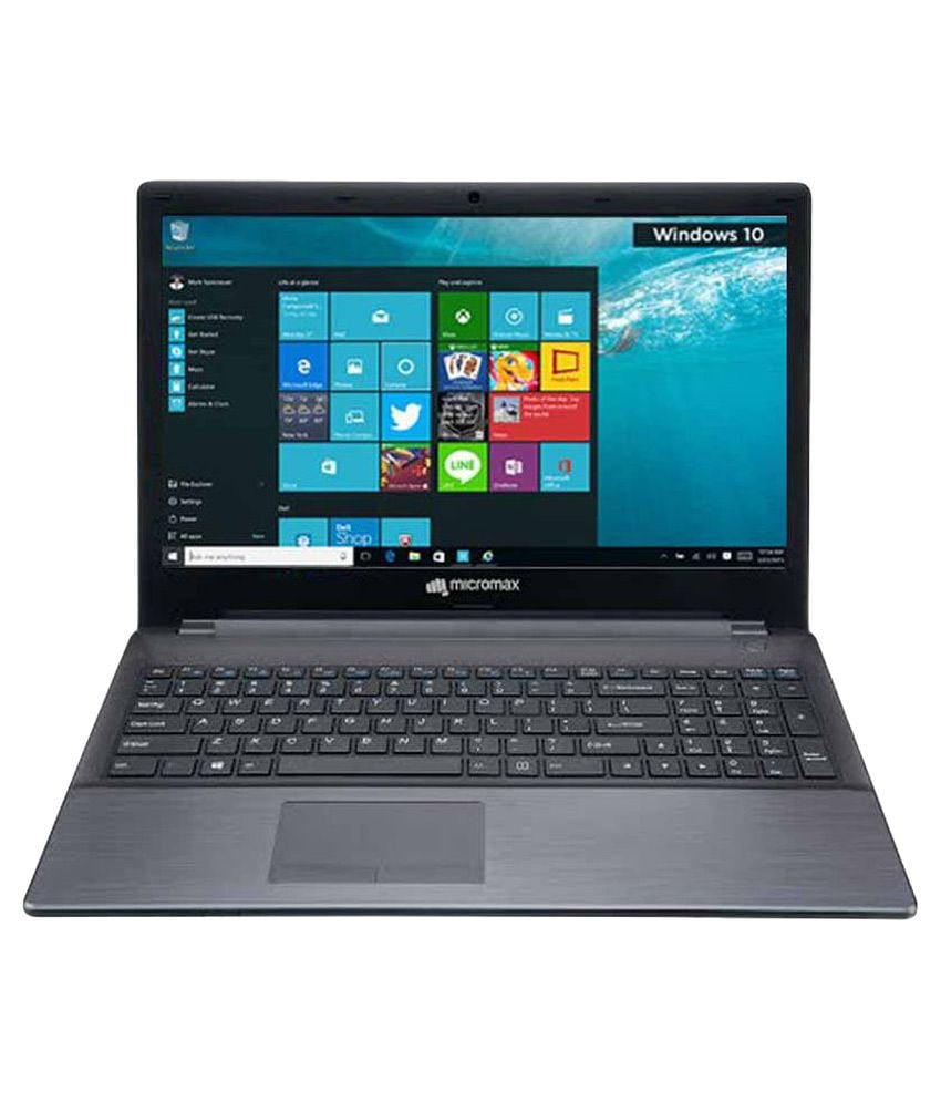 Micromax Alpha LI351568W 15.6-inch Laptop (5th Gen Core i3-5005U/6GB/500GB/Windows 10/Integrated Graphics), Silver image.