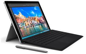 Microsoft Surface Pro 4 - 12.3(31.29 cm)- 256 GB - Intel core i5 (6th Gen)/8 GB /Windows 10 Pro (Silver) With Keyboard