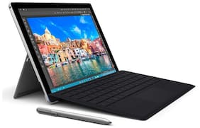 Microsoft Surface Pro 4 - 12.3(31.29 cm)- 128 GB - Intel core i5 (6th Gen)/4 GB /Windows 10 Pro (Silver) With Keyboard