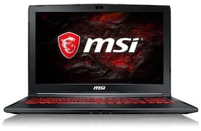 MSI Gaming GL62M 7REX-2068IN 15.6-inch Laptop (7th Gen Core i7-7700HQ/8GB/128GB SSD+1TB/Windows 10/GeForce GTX 1050 Ti, 4GB Graphics), Black