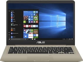 Voucher For ASUS VivoBook X411QA AMD Quad Core A12-9720P 14-inch FHD Thin and Light Laptop (4GB RAM/512GB NVMe SSD/Windows 10/Integrated Graphics/Gold/1.43 kg) X411QA-EK202T