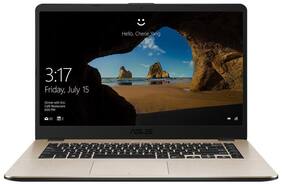 Voucher For ASUS X505 ( Ryzen 5 Quad Core /4 GB /1TB / 15.6 FHD/ Windows 10 ) Thin & Light Laptop X505ZA- EJ563T ( Icicle Gold /1.6 kg)