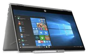 Voucher For HP Pavilion x360 Convertible 14 (Core i3 (8th Gen) 8130U/ 4GB/ 1TB/ Integrated Graphics/14/ Windows 10/MS Office Home & Student 2016) CD0077TU (Natural Silver 1.68 kg)