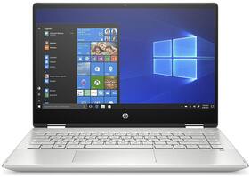 Voucher For HP Pavilion x360 (Core i3-8145U 8th Gen /4GB/1TB+256GB SSD/14 Inch (35.56 cm)/Windows 10 Home) 14-dh0047TU (Natural Silver 2.34 kg)