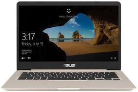 Voucher For ASUS S406 ( Core i3- 8th Gen/8 GB/256GB SSD / 14'' FHD/ Windows 10 ) Ultra Thin & Light Laptop S406UA- BM356T ( Icicle Gold /1.2 kg)