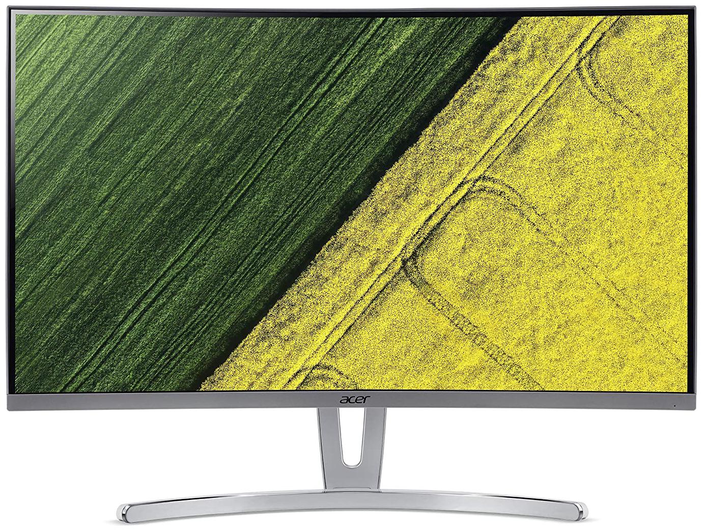 

Acer ED273 27-inch Full HD Curved LED Monitor with VA Panel (White)