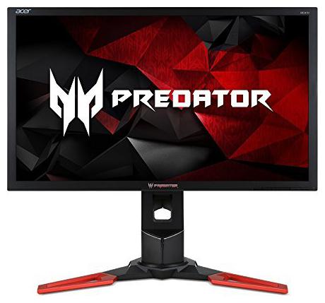 

Acer Predator XB241H bmipr 24-inch Full HD 1920x1080 NVIDIA G-Sync Display 144Hz 2 x 2w speakers HDMI DP
