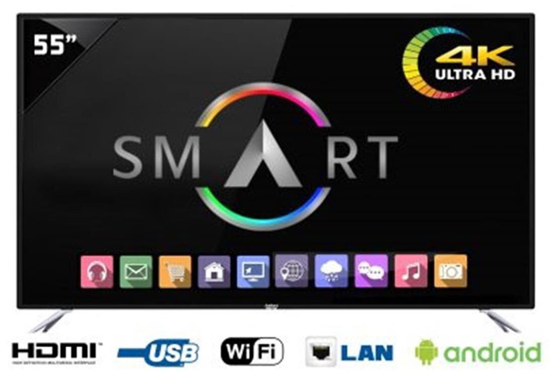 Ashford 140 cm (55 inch) Moris-5500 Ultra HD Smart LED TV