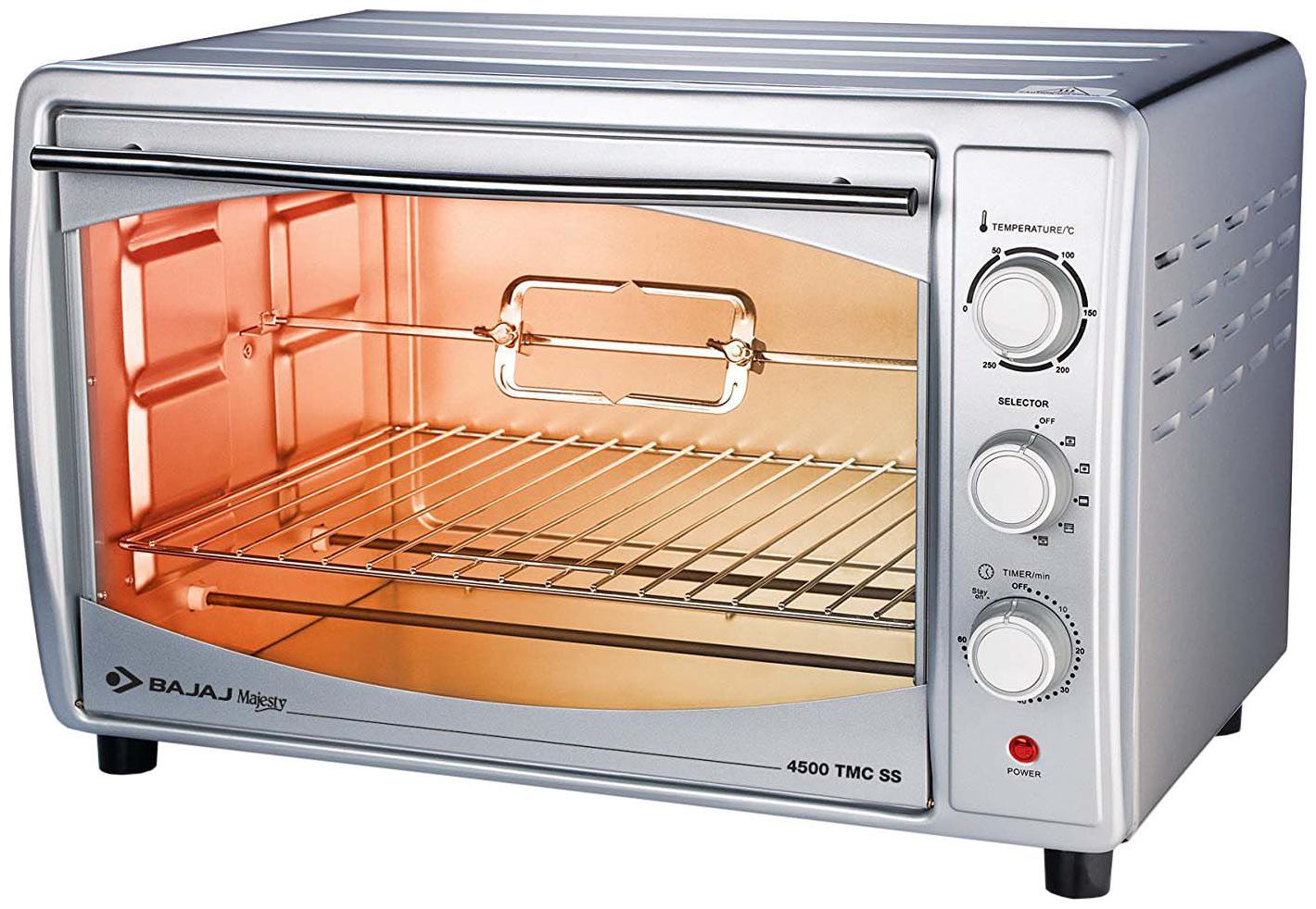 

Bajaj 45 ltr Otg Microwave Oven - 4500TMCSS White
