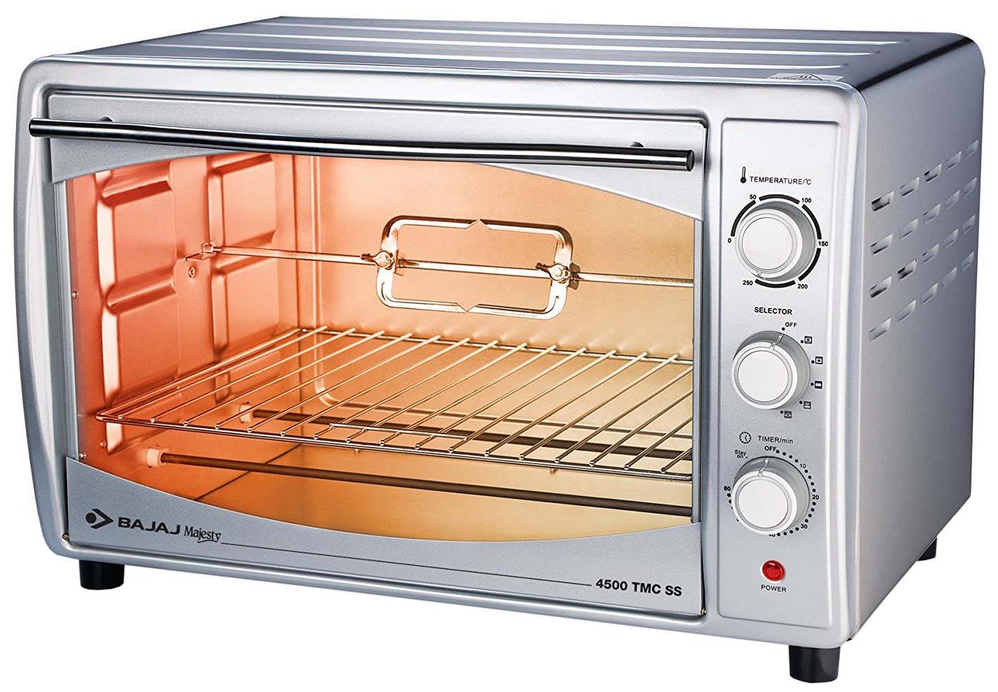 

Bajaj 45 ltr Otg Microwave Oven - 4500TMCSS White