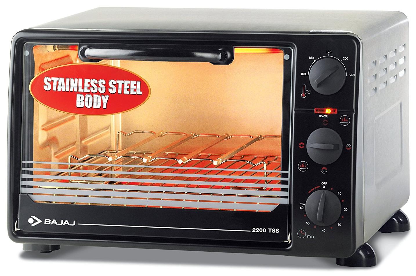 

Bajaj 22 L Otg Microwave Oven - 2200 TSS Silver