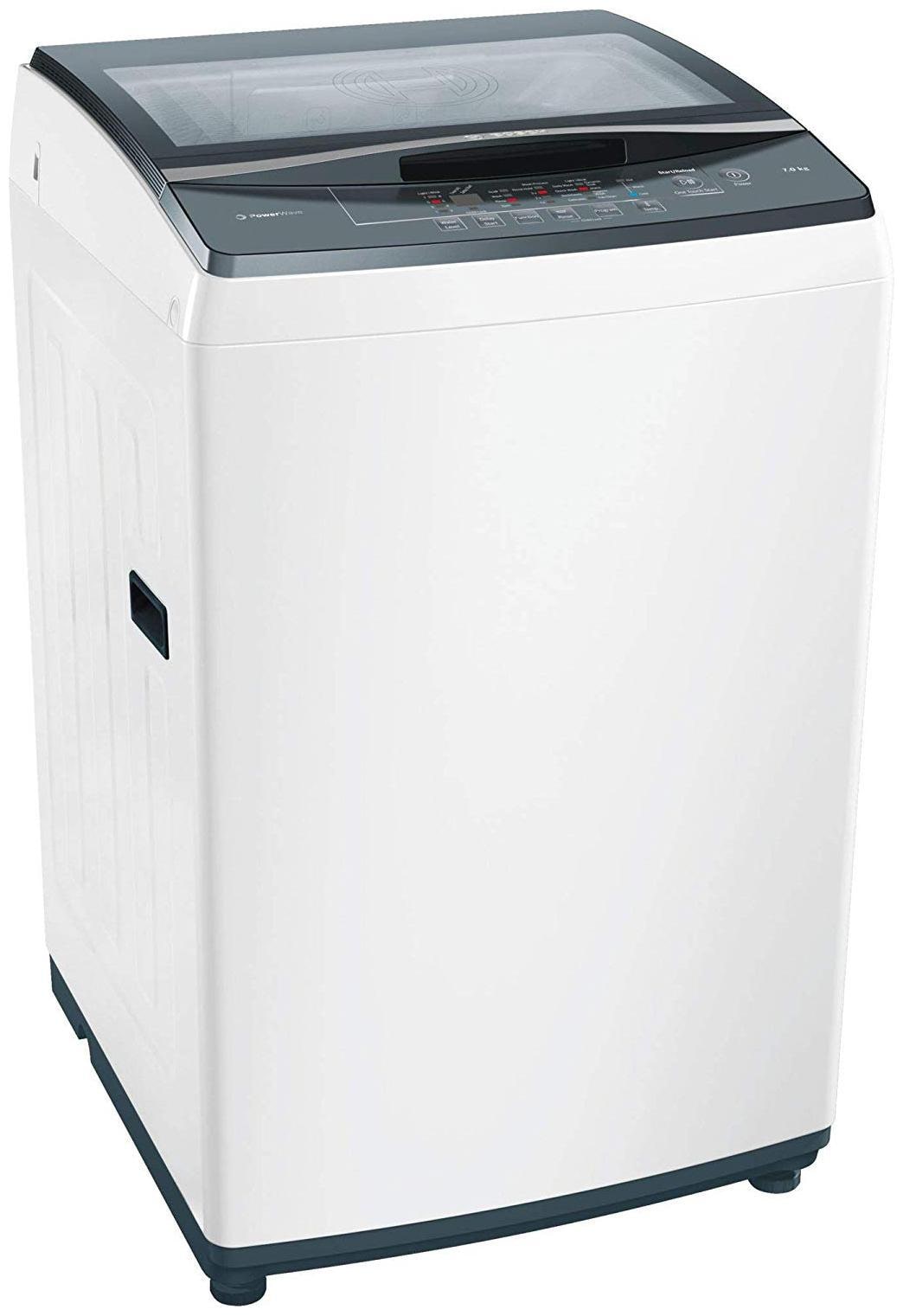 

Bosch 7 kg Fully Automatic Top Load Washing machine - WOE704WOIN White