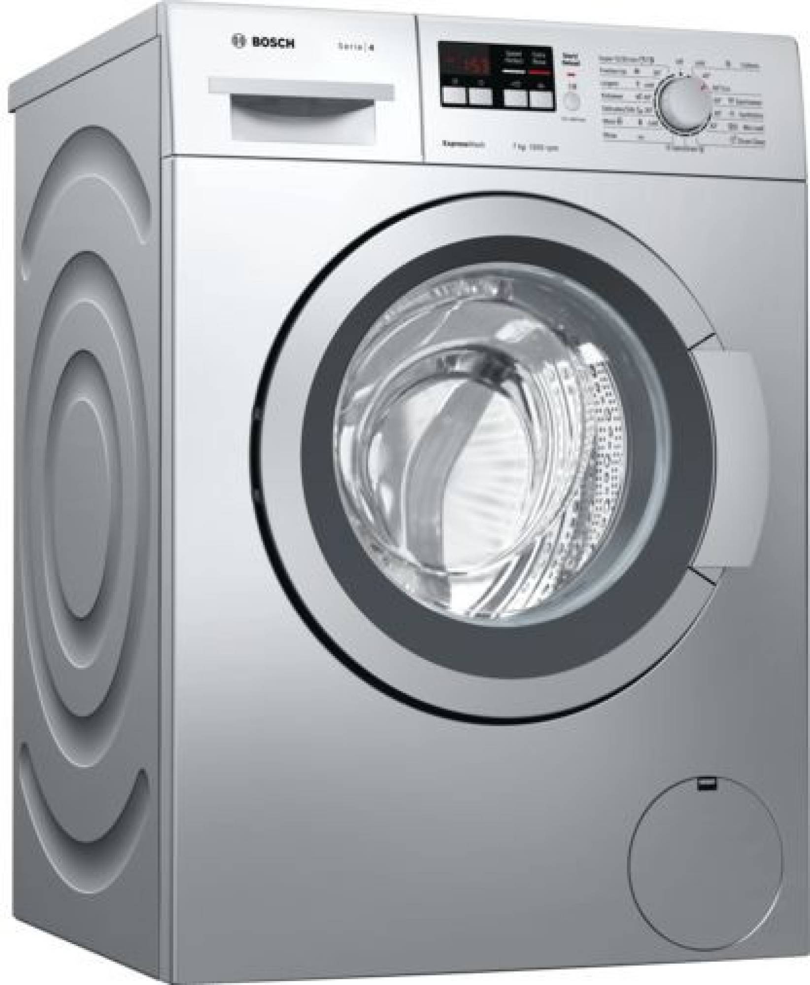 

Bosch 7 kg Fully automatic top load Washer with dryer - WAK2416SIN Grey