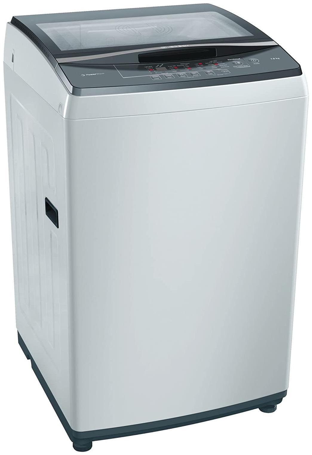 

Bosch 7 kg Fully Automatic Top Load Washing machine - WOE704Y1IN Grey