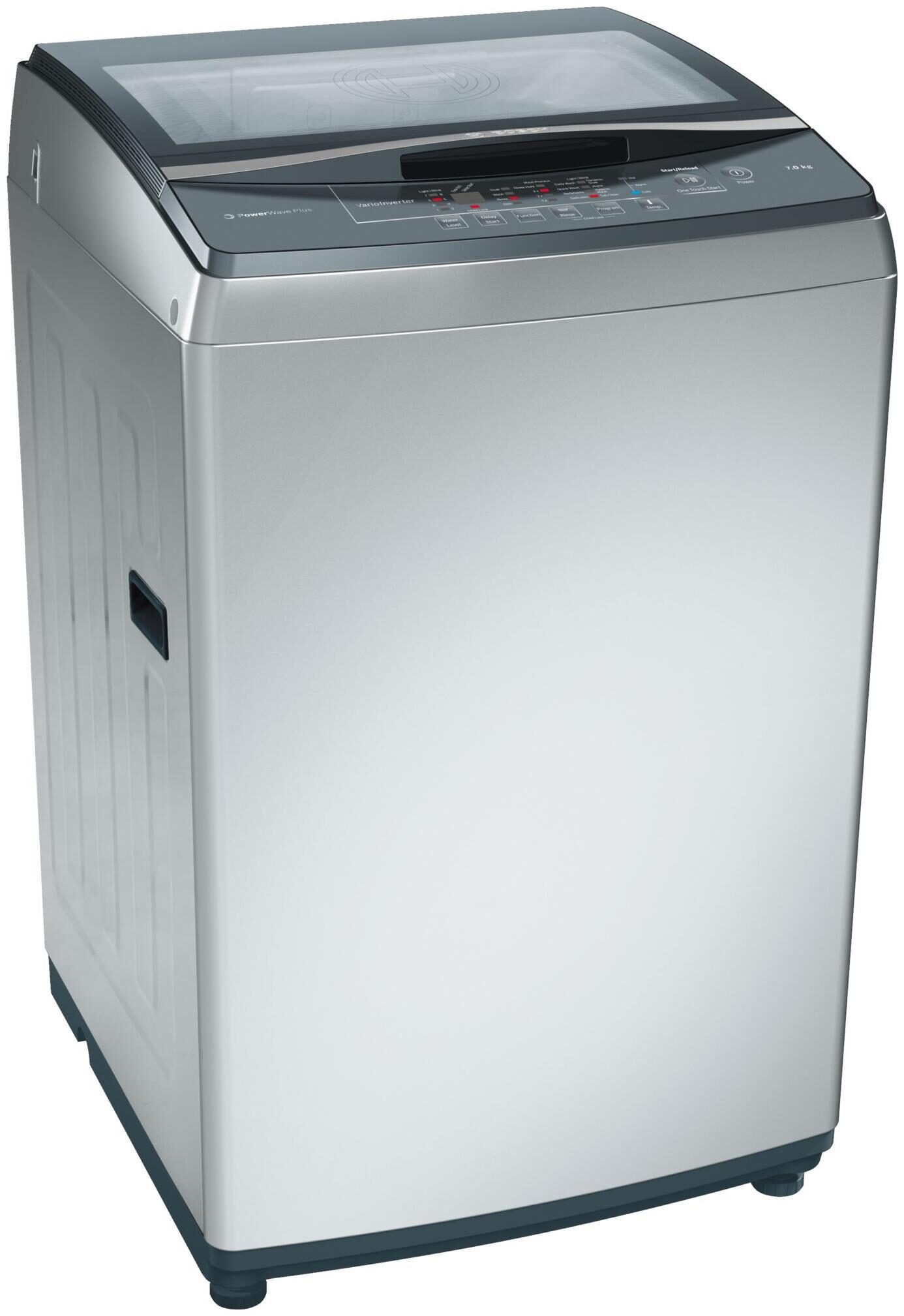 

Bosch 7 kg Fully Automatic Top Load Washing machine - WOA702S0IN Silver