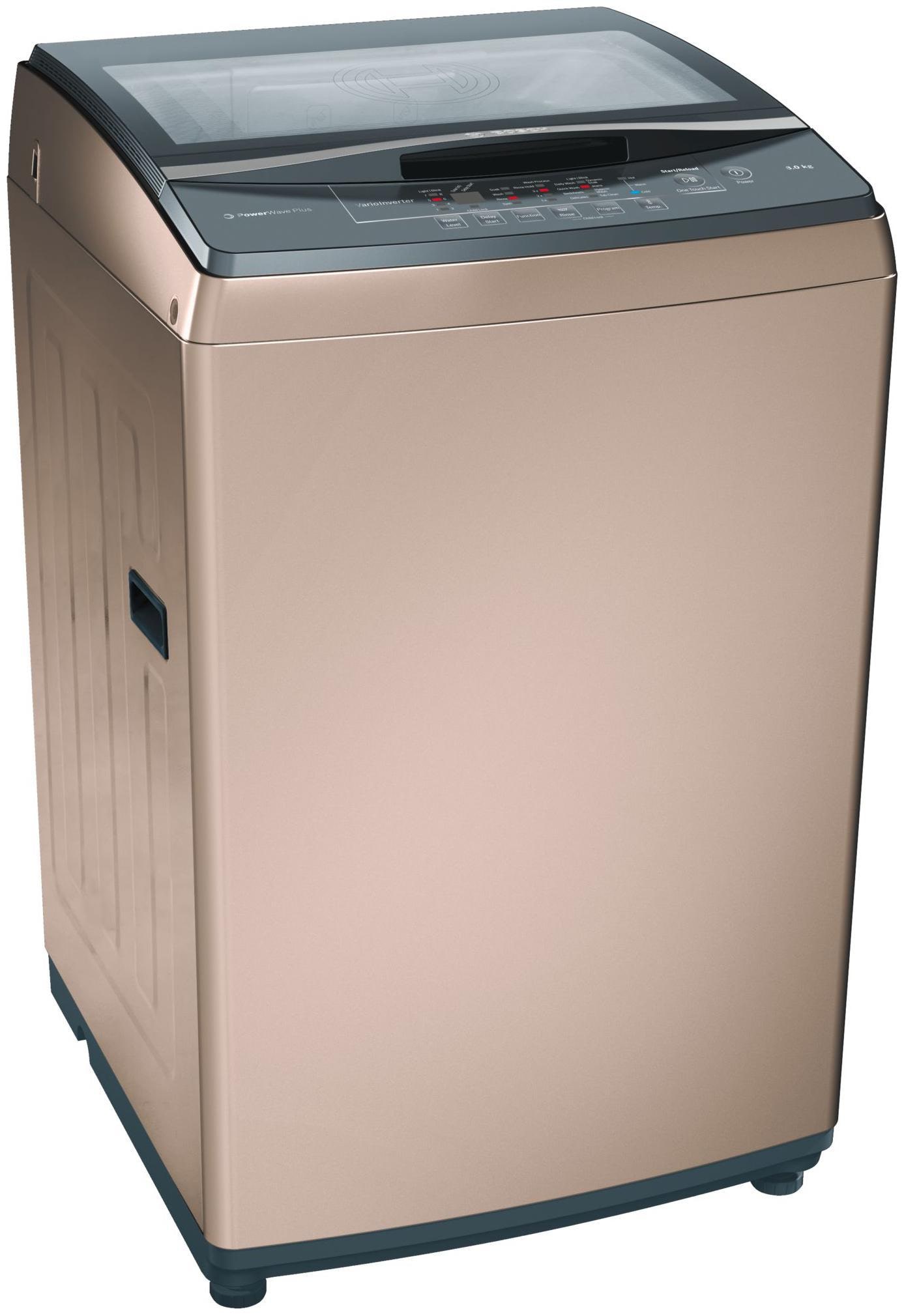 Bosch 8 Kg Fully automatic top load Washing machine WOA802R0IN , Champagne
