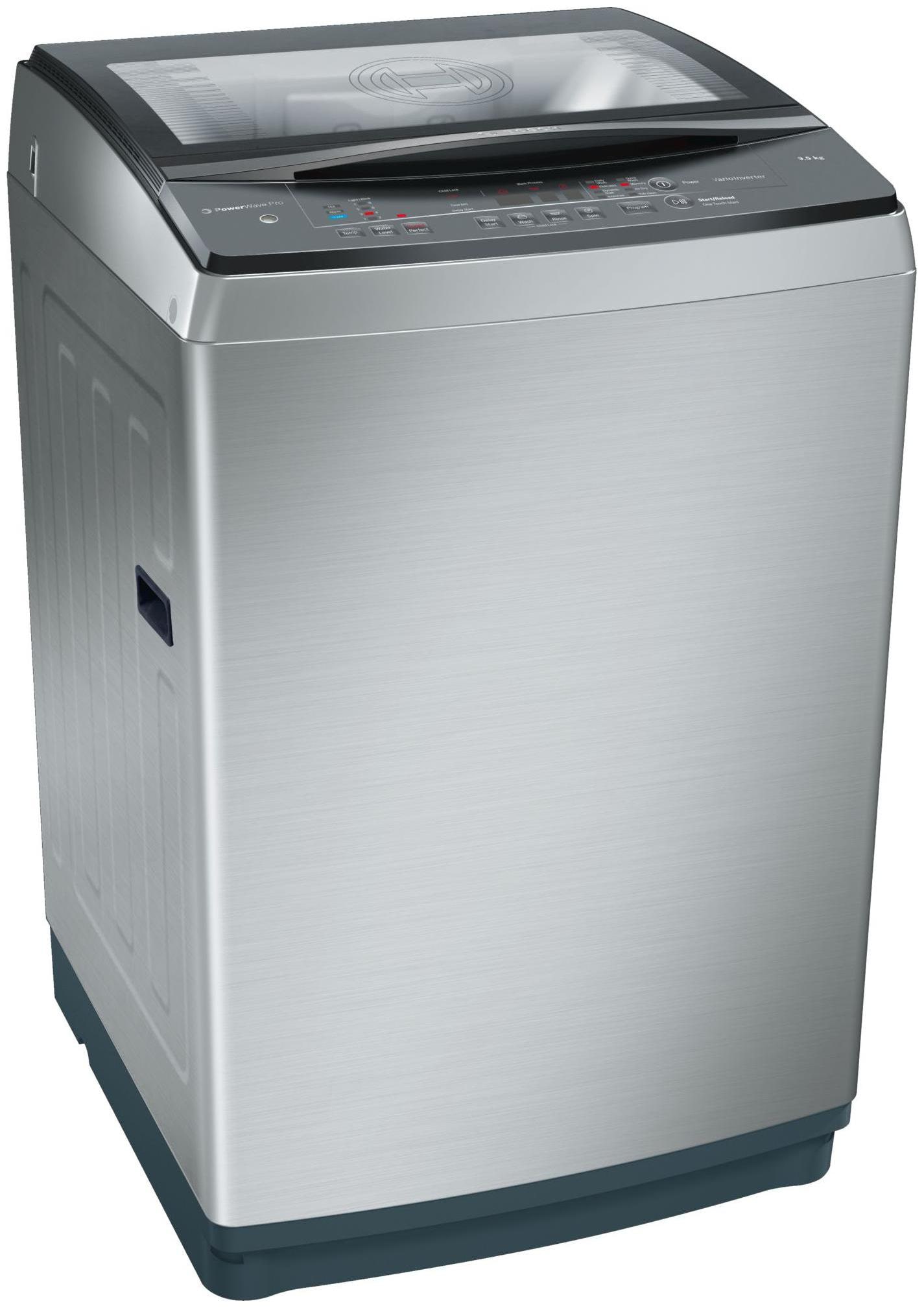 Bosch 9.5 kg Inverter Fully Automatic Top Load Silver