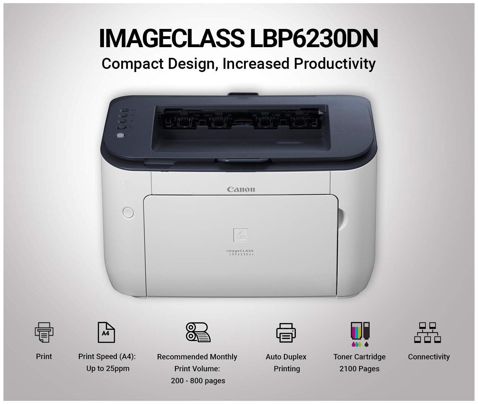 

Canon LBP6230DN Single-Function Laser Printer