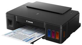 Canon PIXMA G1000 Single-Function Inkjet Printer (Black)
