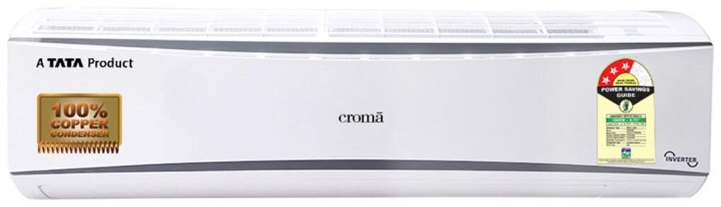 

Croma 2 Ton 3 star bee rating Inverter Split ac CRAC7703 White )