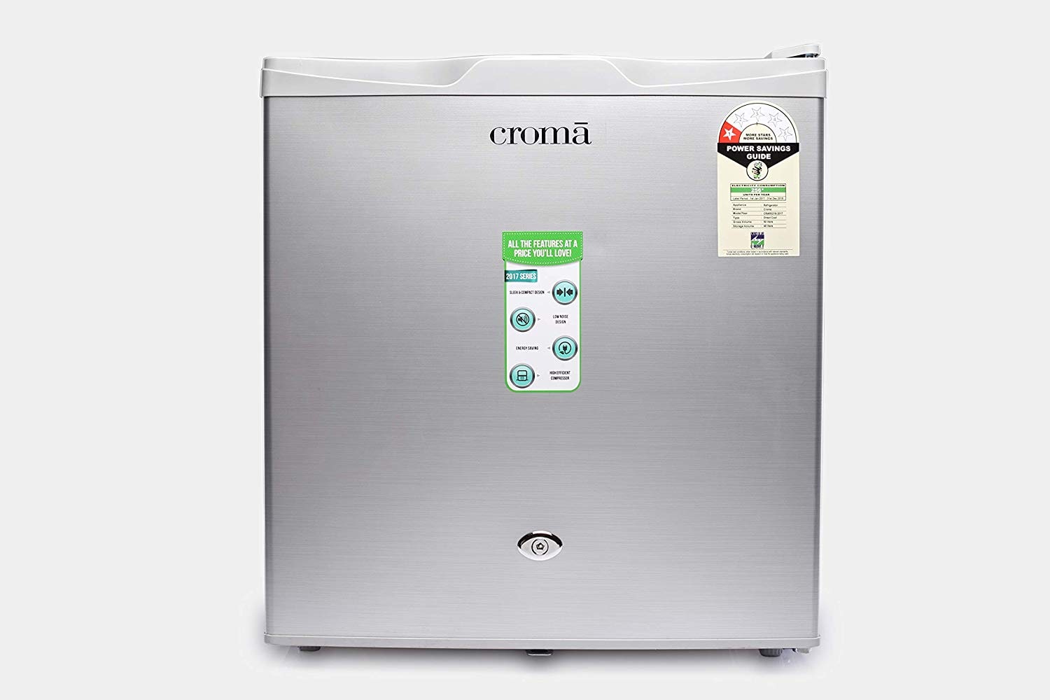 

Croma 50 L 1 star Direct cool Refrigerator - CRAR0218 Silver
