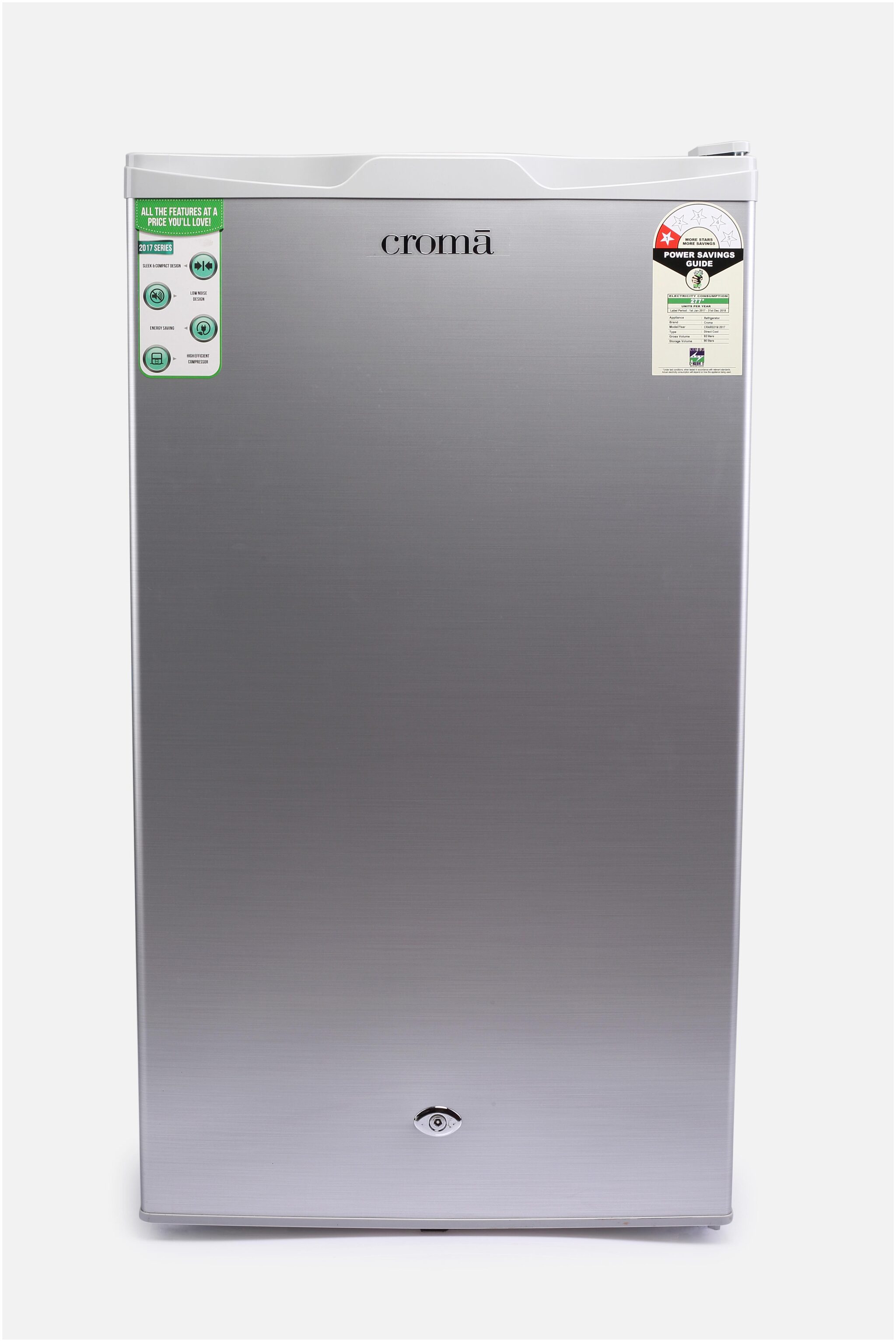 

Croma 90 L 1 star Frost free Refrigerator - CRAR0219 White