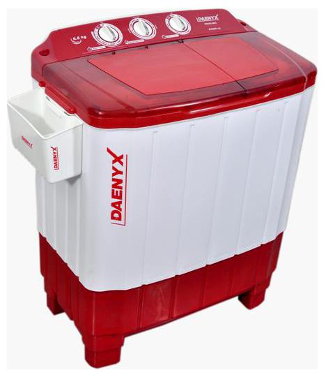 

DAENYX 6 8 kg Semi Automatic Top Load Washing machine - MAGNA SAWM White Maroon