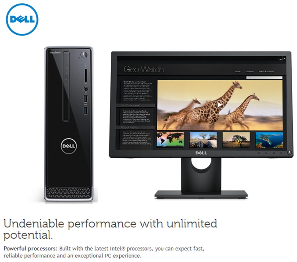 Dell Inspiron 3252 Desktop (Z262301UIN8) (Pentium Quad Core (6th Gen)/4